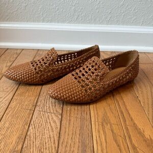 Nine West Woven Brown Loafers